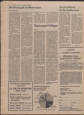 Le Soleil de Colombie, February 3, 1978, page 16