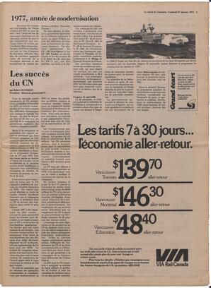 Le Soleil de Colombie, January 27, 1978, page 5