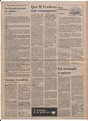 Le Soleil de Colombie, January 27, 1978, page 4
