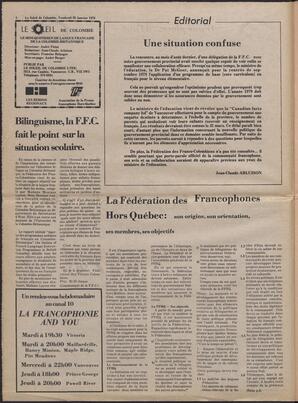 Le Soleil de Colombie, January 20, 1978, page 2