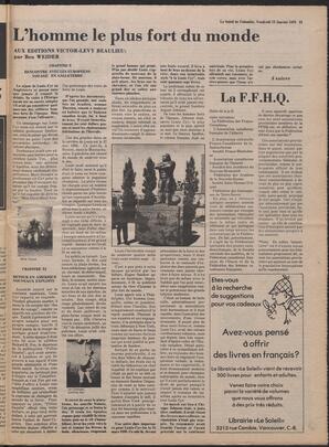 Le Soleil de Colombie, January 13, 1978, page 19