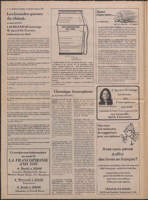 Le Soleil de Colombie, January 6, 1978, page 4