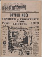 Le Soleil de Colombie, December 23, 1977