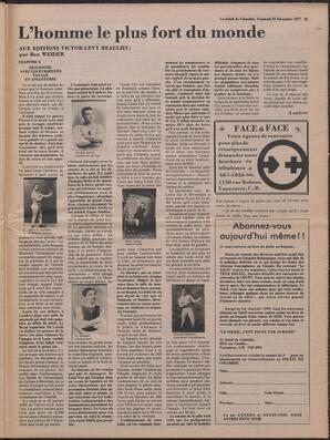 Le Soleil de Colombie, December 23, 1977, page 23