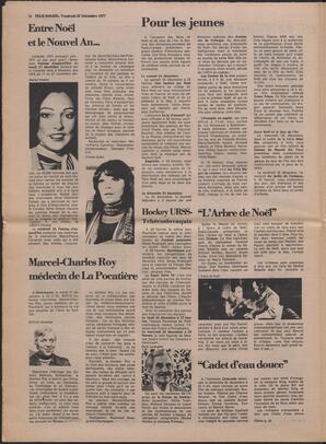 Le Soleil de Colombie, December 23, 1977, page 14