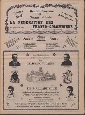 Le Soleil de Colombie, December 23, 1977, page 9