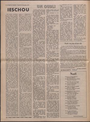 Le Soleil de Colombie, December 23, 1977, page 8