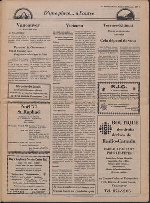 Le Soleil de Colombie, December 23, 1977, page 3