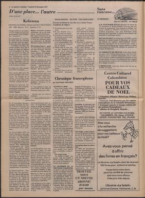 Le Soleil de Colombie, December 16, 1977, page 4