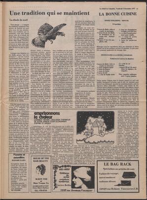 Le Soleil de Colombie, December 9, 1977, page 17