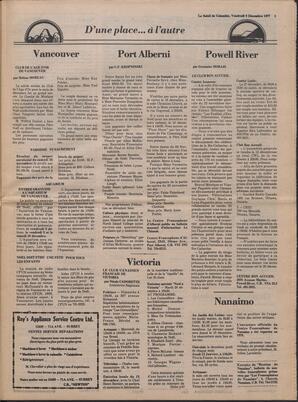Le Soleil de Colombie, December 9, 1977, page 3