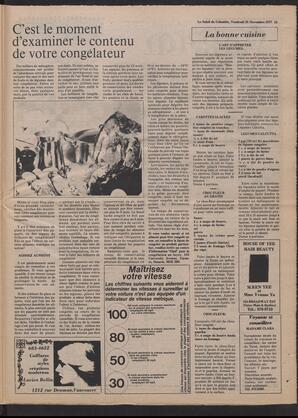 Le Soleil de Colombie, November 25, 1977, page 25