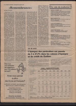 Le Soleil de Colombie, November 25, 1977, page 24