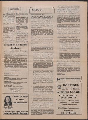 Le Soleil de Colombie, November 18, 1977, page 13