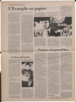 Le Soleil de Colombie, November 4, 1977, page 20