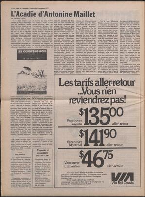 Le Soleil de Colombie, November 4, 1977, page 12
