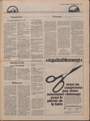 Le Soleil de Colombie, November 4, 1977, page 3