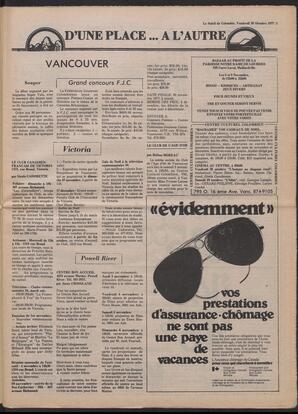 Le Soleil de Colombie, October 28, 1977, page 3