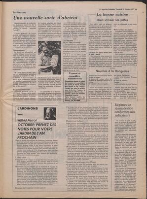 Le Soleil de Colombie, October 21, 1977, page 13