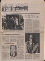 Le Soleil de Colombie, October 14, 1977
