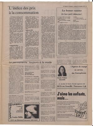 Le Soleil de Colombie, October 14, 1977, page 13