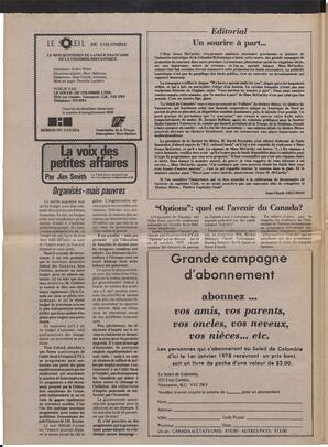 Le Soleil de Colombie, October 14, 1977, page 2