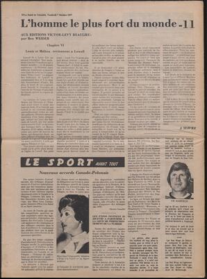 Le Soleil de Colombie, October 7, 1977, page 16