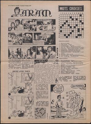 Le Soleil de Colombie, October 7, 1977, page 14