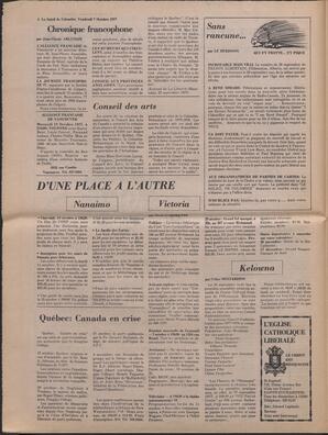 Le Soleil de Colombie, October 7, 1977, page 4