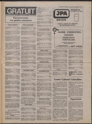 Le Soleil de Colombie, September 30, 1977, page 19