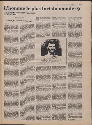 Le Soleil de Colombie, September 23, 1977, page 15
