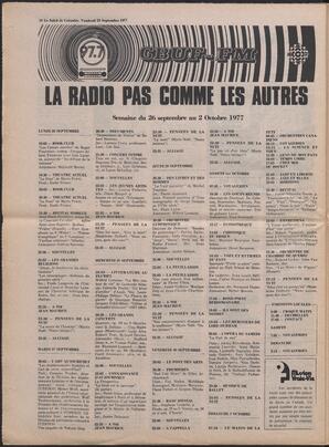 Le Soleil de Colombie, September 23, 1977, page 14