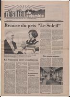 Le Soleil de Colombie, September 16, 1977