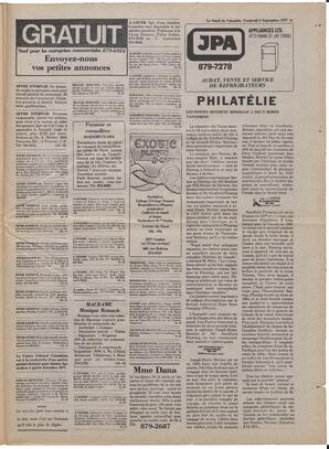 Le Soleil de Colombie, September 9, 1977, page 19