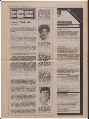 Le Soleil de Colombie, September 2, 1977, page 16
