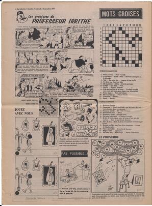Le Soleil de Colombie, September 2, 1977, page 14