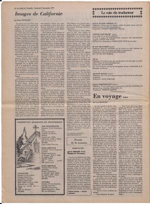 Le Soleil de Colombie, September 2, 1977, page 12