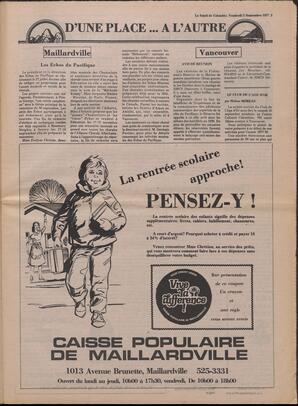 Le Soleil de Colombie, September 2, 1977, page 3