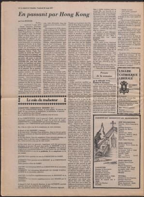 Le Soleil de Colombie, August 26, 1977, page 16