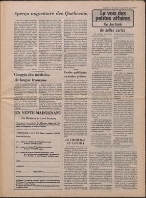 Le Soleil de Colombie, August 26, 1977, page 5