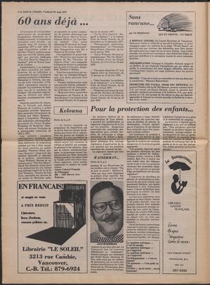 Le Soleil de Colombie, August 26, 1977, page 4