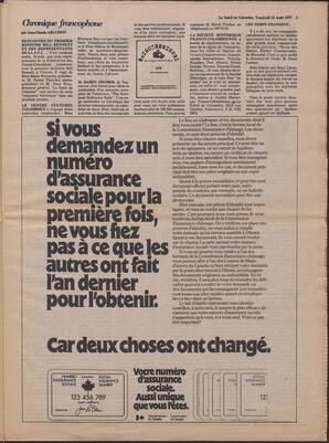 Le Soleil de Colombie, August 12, 1977, page 5