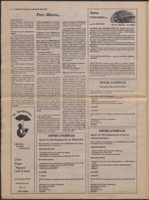 Le Soleil de Colombie, August 12, 1977, page 4