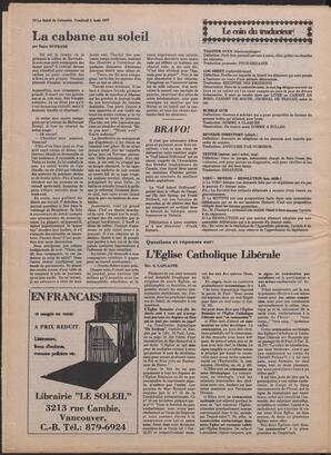 Le Soleil de Colombie, August 5, 1977, page 16