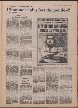 Le Soleil de Colombie, August 5, 1977, page 15