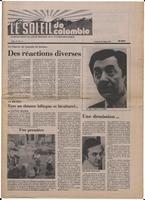 Le Soleil de Colombie, July 22, 1977