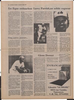 Le Soleil de Colombie, July 8, 1977, page 20