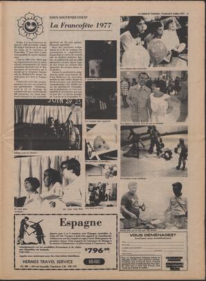 Le Soleil de Colombie, July 8, 1977, page 13