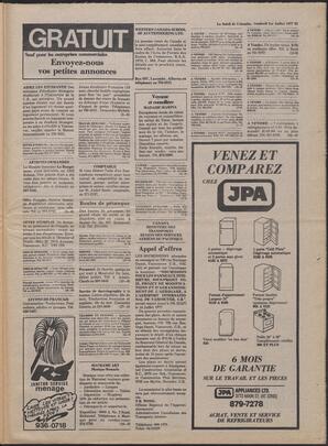 Le Soleil de Colombie, July 1, 1977, page 18