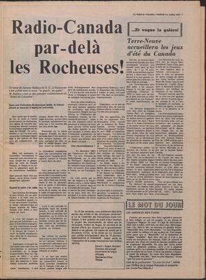 Le Soleil de Colombie, July 1, 1977, page 7